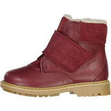 Wheat Footwear Sigge gemusterter Stiefel Klettverschluss Winter Footwear 2120 berry