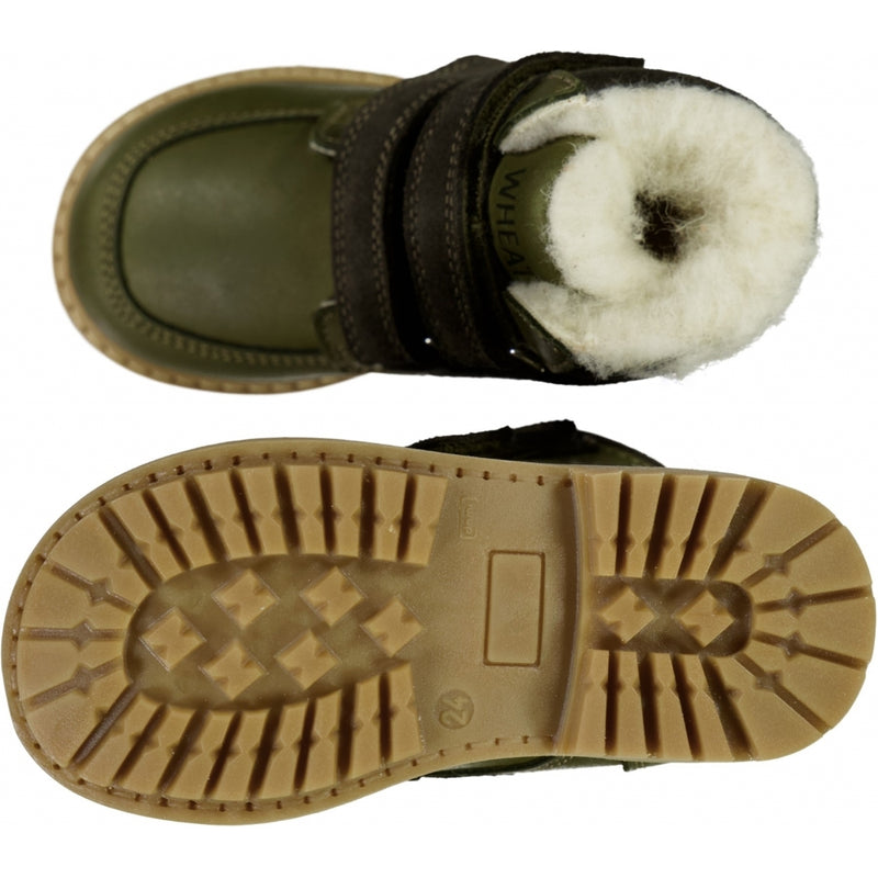 Wheat Footwear Stewie Tex Stiefel Klettverschluss Winter Footwear 4214 olive
