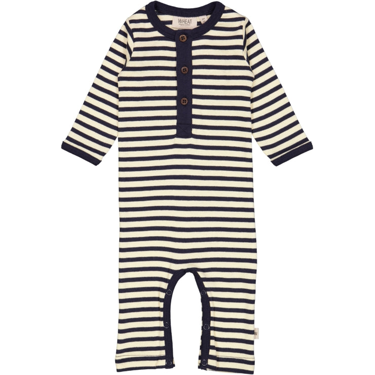 Wheat Strampler Eigil Jumpsuits 0327 deep wave stripe