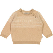Wheat Strick Pullover Niels Knitted Tops 9203 cartouche melange