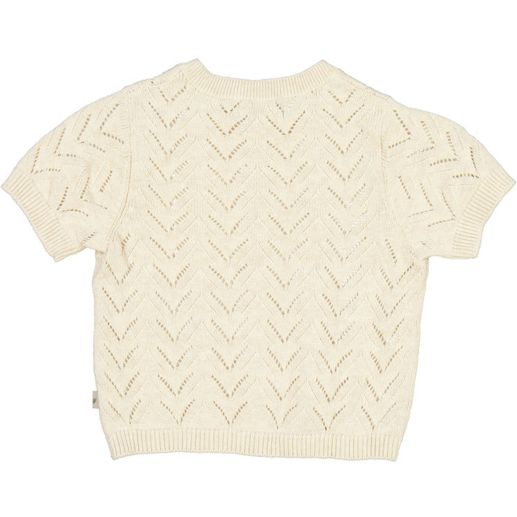 Wheat Strick T-Shirt Shiloh Knitted Tops 1101 cloud melange