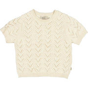 Wheat Strick T-Shirt Shiloh Knitted Tops 1101 cloud melange