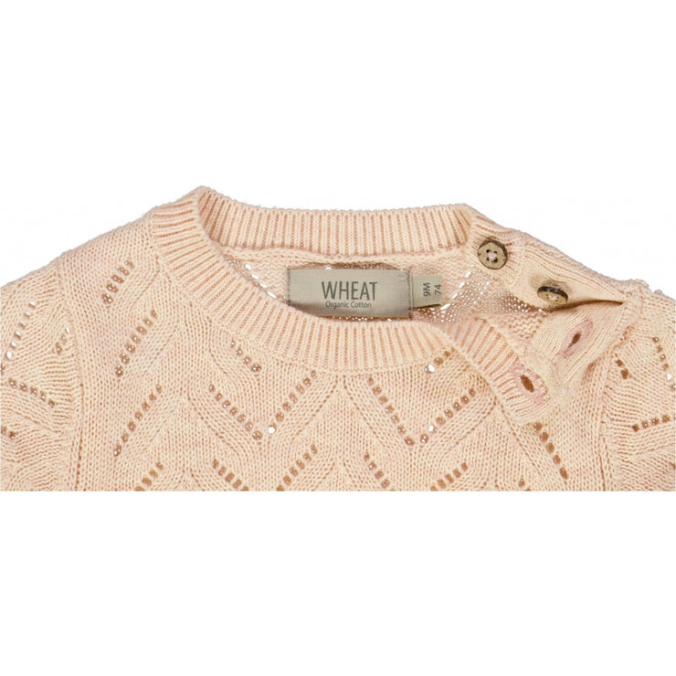 Wheat Strick T-Shirt Shiloh Knitted Tops 9206 multi melange