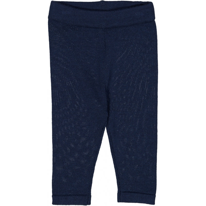 Wheat Strickhose Wolle Neel Trousers 1432 navy