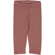 Wheat Strickhose Wolle Neel Trousers 2110 rose brown