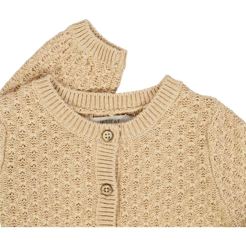 Wheat Strickjacke Magnella Knitted Tops 9203 cartouche melange