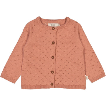 Wheat Main Strickjacke Maja Knitted Tops 3045 cameo brown