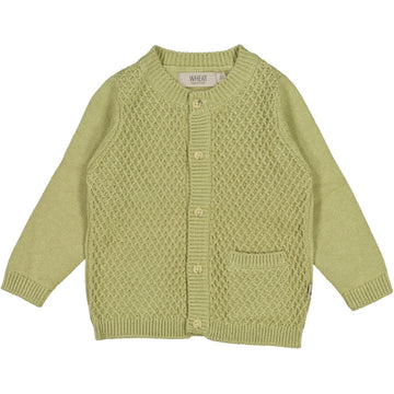 Wheat Main Strickjacke Ray Knitted Tops 4095 forest mist