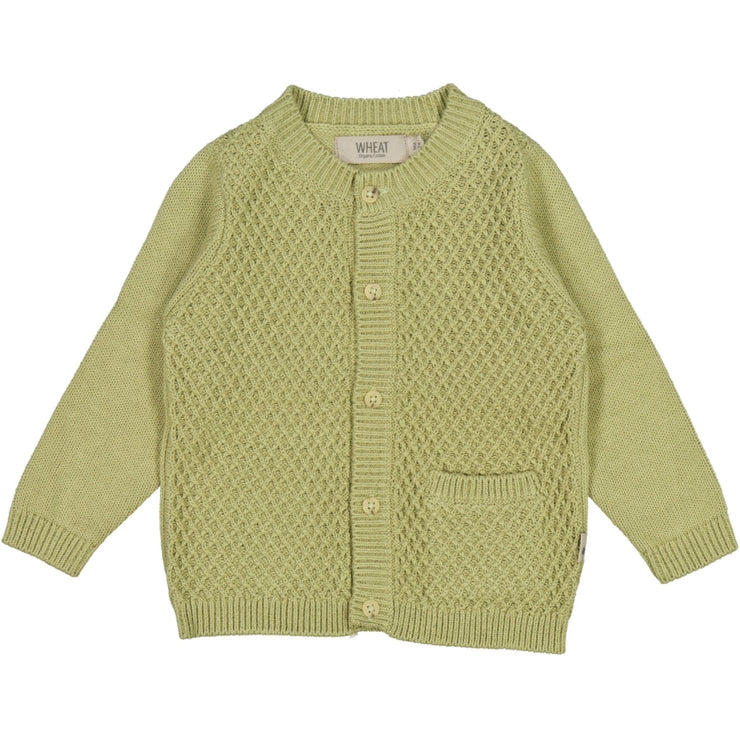 Wheat Strickjacke Ray Knitted Tops 4095 forest mist