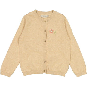 Wheat Main Strickjacke Suzy Knitted Tops 9203 cartouche melange