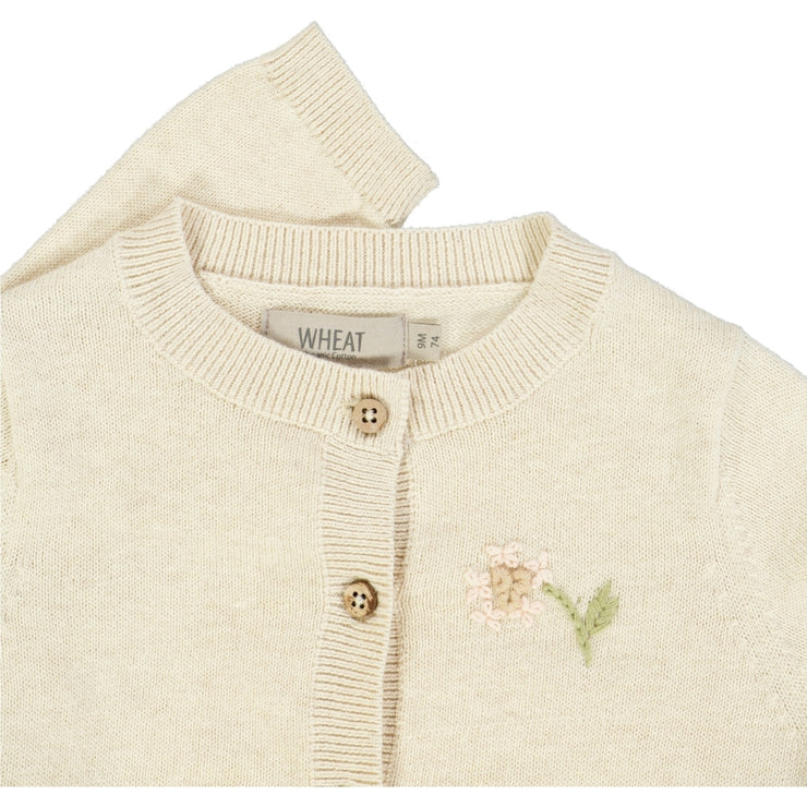 Wheat Strickjacke Suzy Knitted Tops 1101 cloud melange