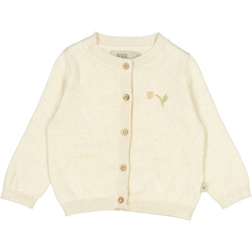 Wheat Main Strickjacke Suzy Knitted Tops 1101 cloud melange