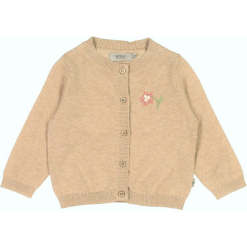 Wheat Main Strickjacke Suzy Knitted Tops 9203 cartouche melange