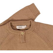 Wheat Strickpullover Dima Knitted Tops 3320 affogato