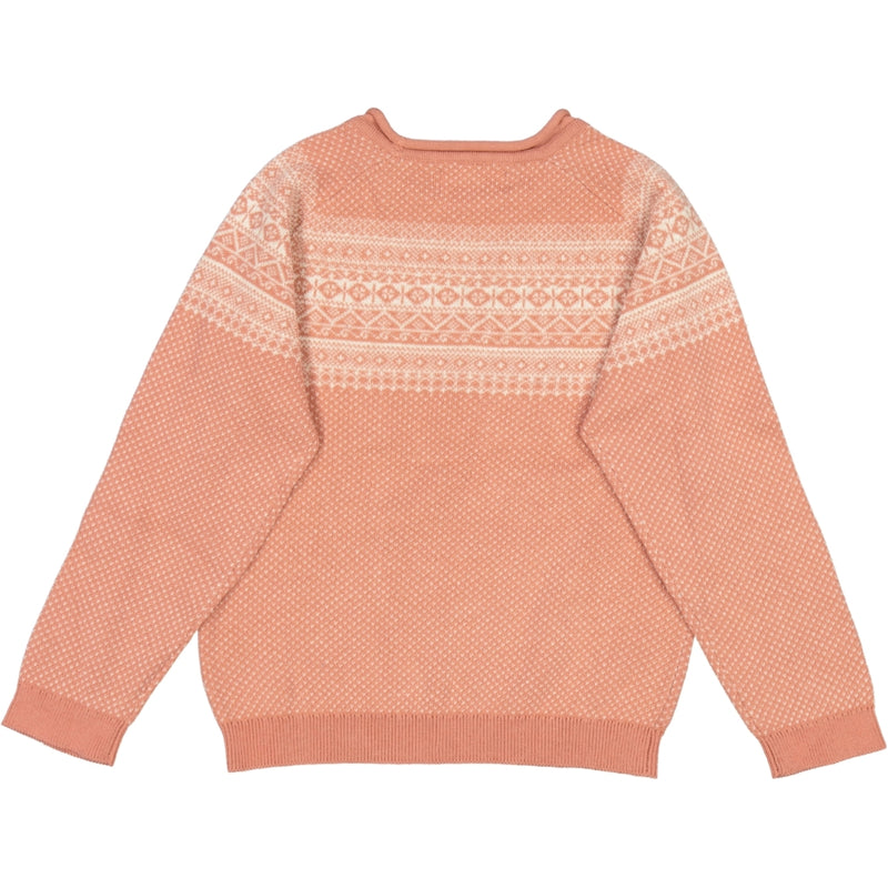 Wheat Strickpullover Niels Knitted Tops 3045 cameo brown