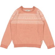 Wheat Strickpullover Niels Knitted Tops 3045 cameo brown