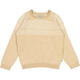 Wheat Strickpullover Niels Knitted Tops 9203 cartouche melange