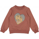 Wheat Sweatshirt mit Hundedruck Terry Sweatshirts 2102 vintage rose