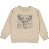 Wheat Main Sweatshirt mit Reh Sweatshirts 0070 gravel