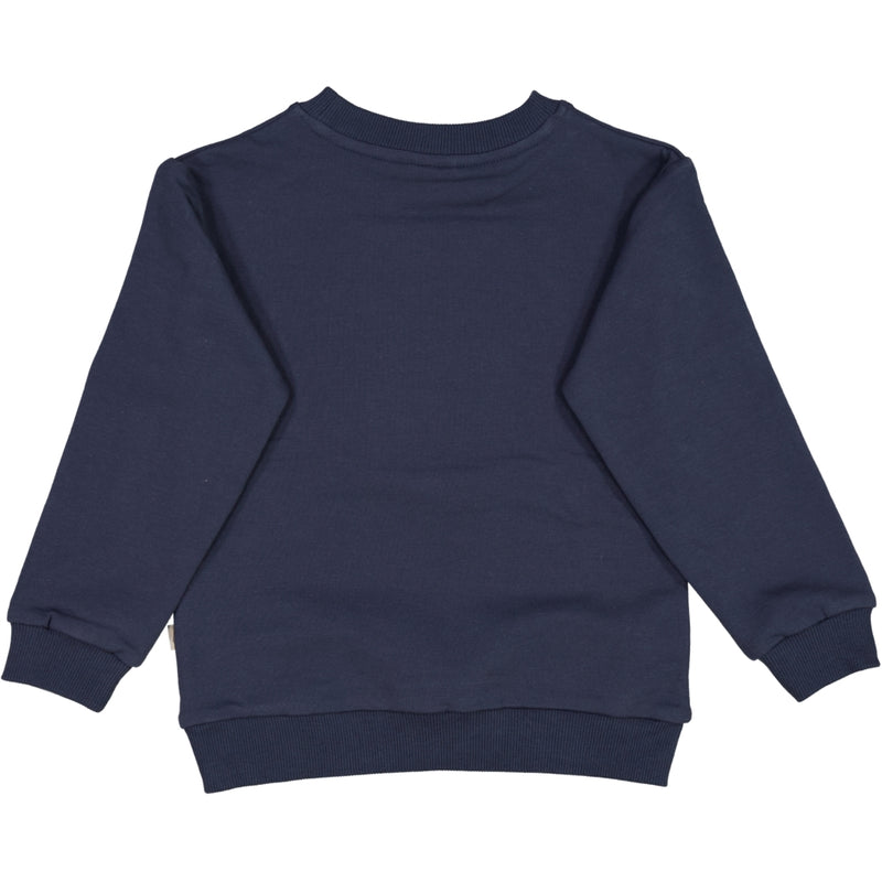 Wheat Main Sweatshirt mit Ziegen-Stickerei Sweatshirts 1451 sea storm