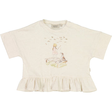 Wheat Main T-Shirt Angeln Jersey Tops and T-Shirts 3235 moonlight melange