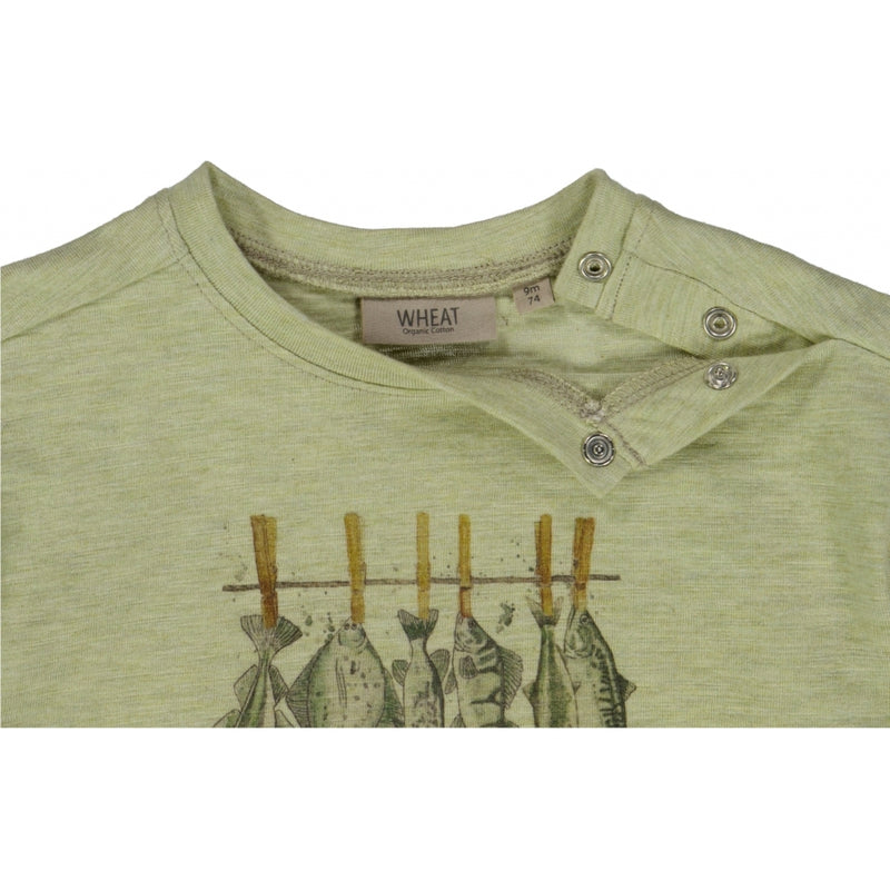Wheat T-Shirt Fischleine Jersey Tops and T-Shirts 9510 tidal foam melange