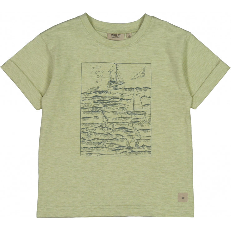 Wheat T-Shirt Meerleben Jersey Tops and T-Shirts 9510 tidal foam melange