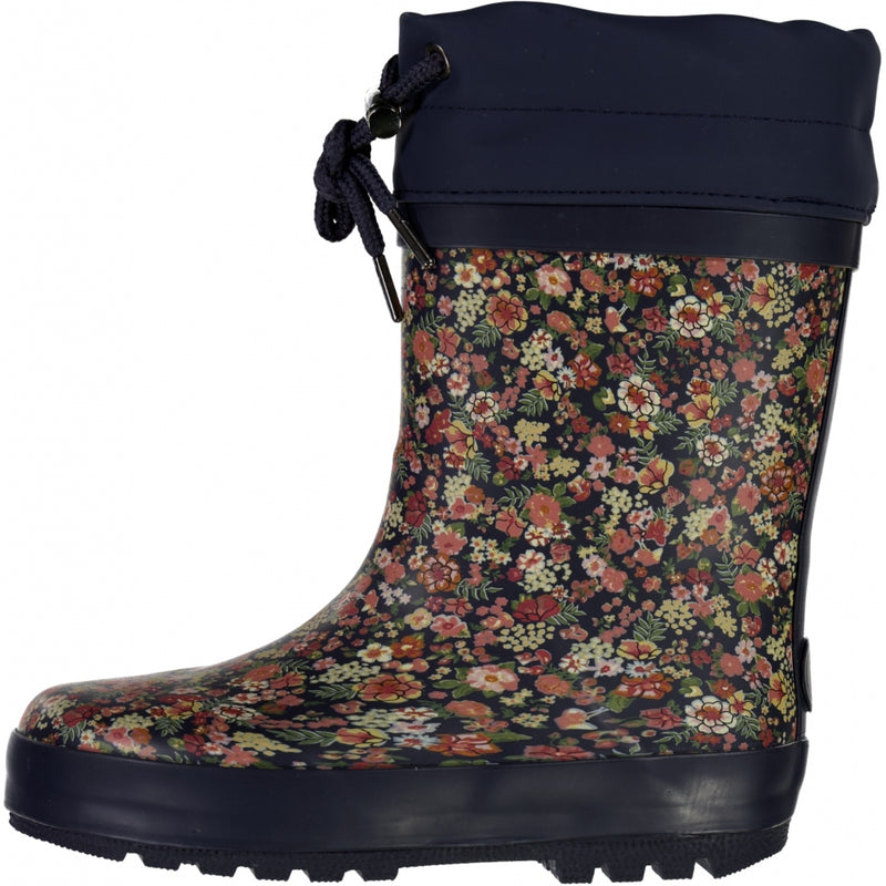 Wheat Footwear Thermo Gummistiefel Rubber Boots 1063 ink flowers