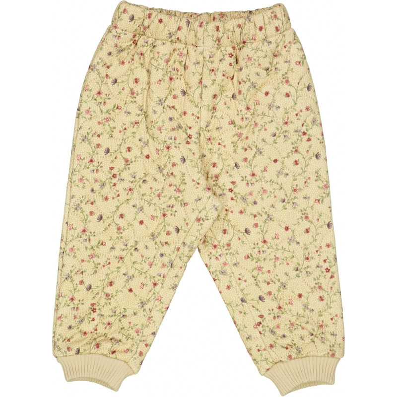 Wheat Outerwear Thermohose Alex | Baby Thermo 9103 flower vine