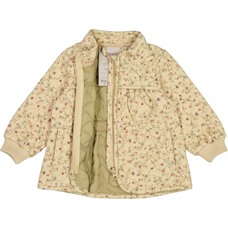 Wheat Outerwear Thermojacke Thilde | Baby Thermo 9103 flower vine