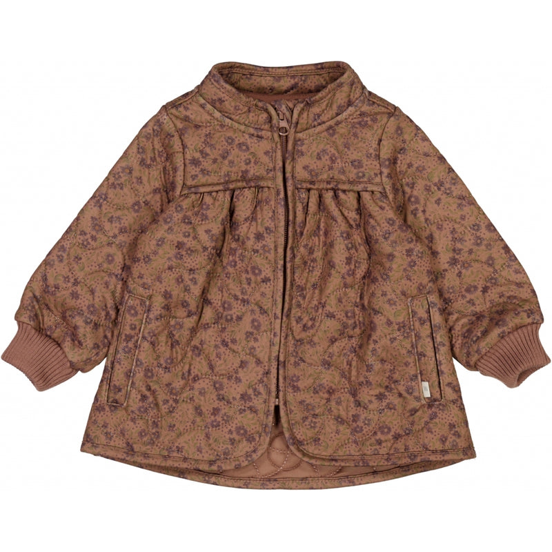 Wheat Outerwear Thermojacke Thilde | Baby Thermo 9046 watercolor flowers
