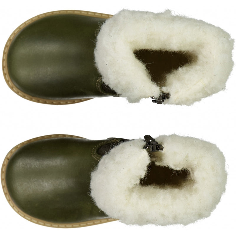 Wheat Footwear Timian Stiefel Wolle Winter Footwear 4214 olive