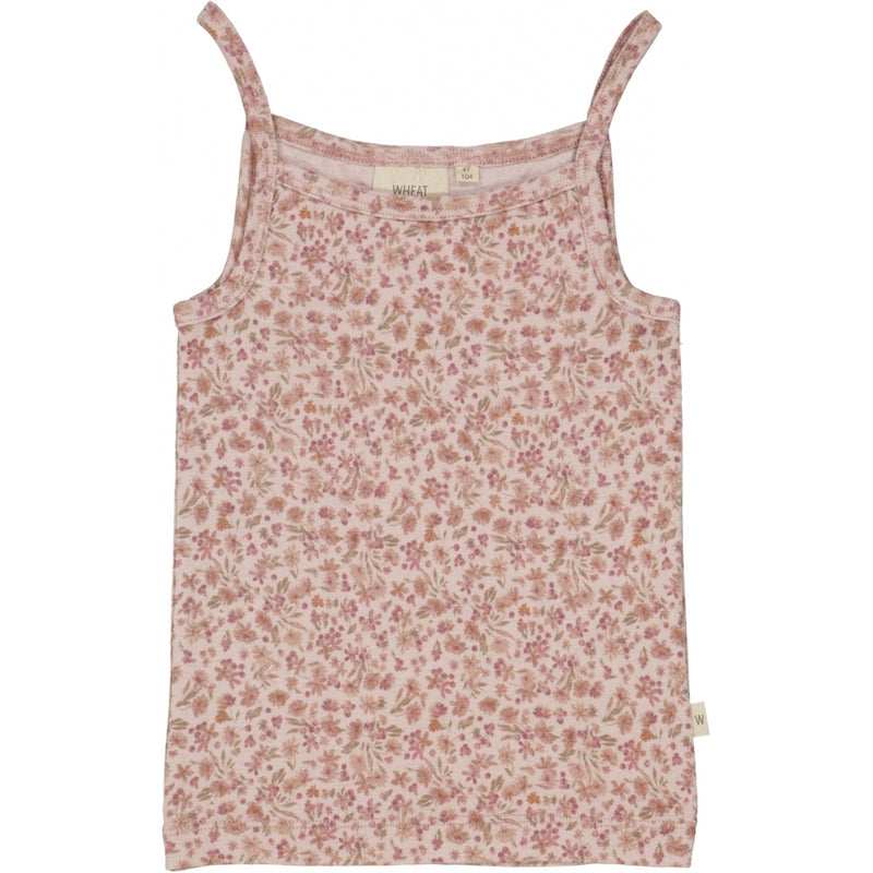 Wheat Wool Wollunterhemd für Mädchen Underwear/Bodies 2436 powder flowers